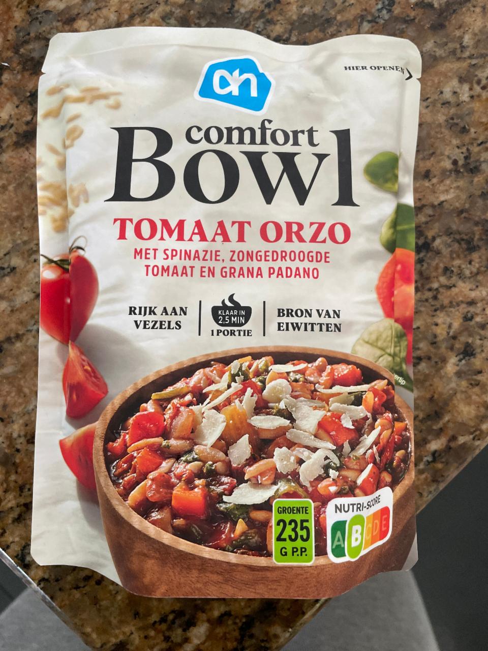 Fotografie - Comfort Bowl Tomaat Orzo ah