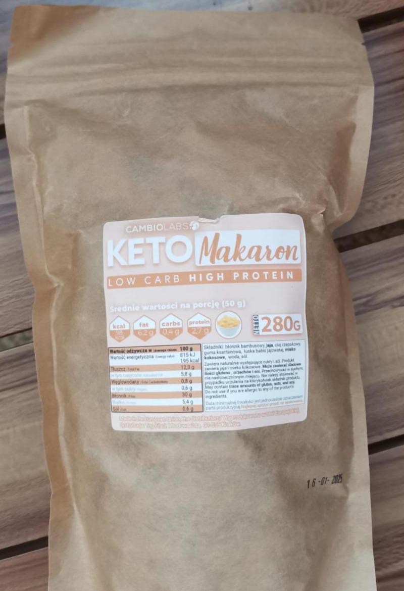 Fotografie - Keto makaron CambioLabs