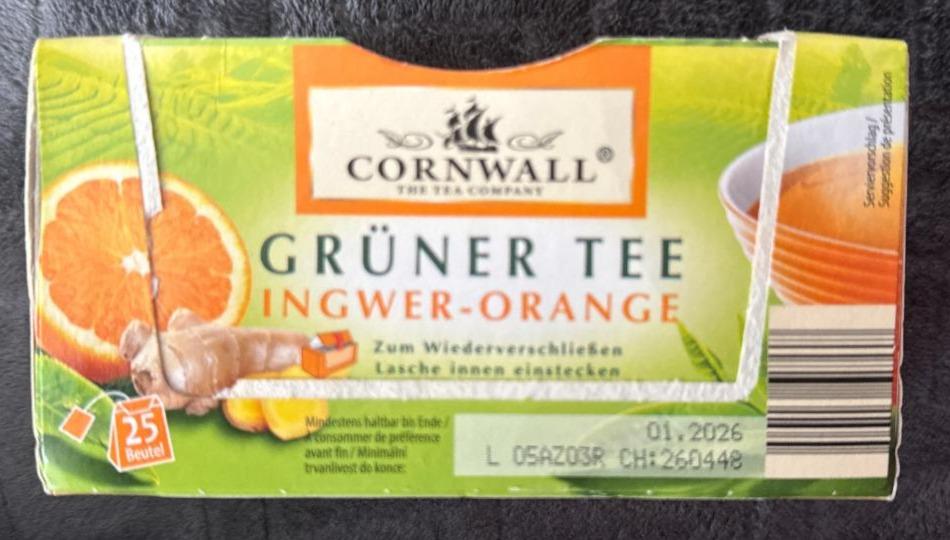 Fotografie - Grüner tee ingwer-orange Cornwall