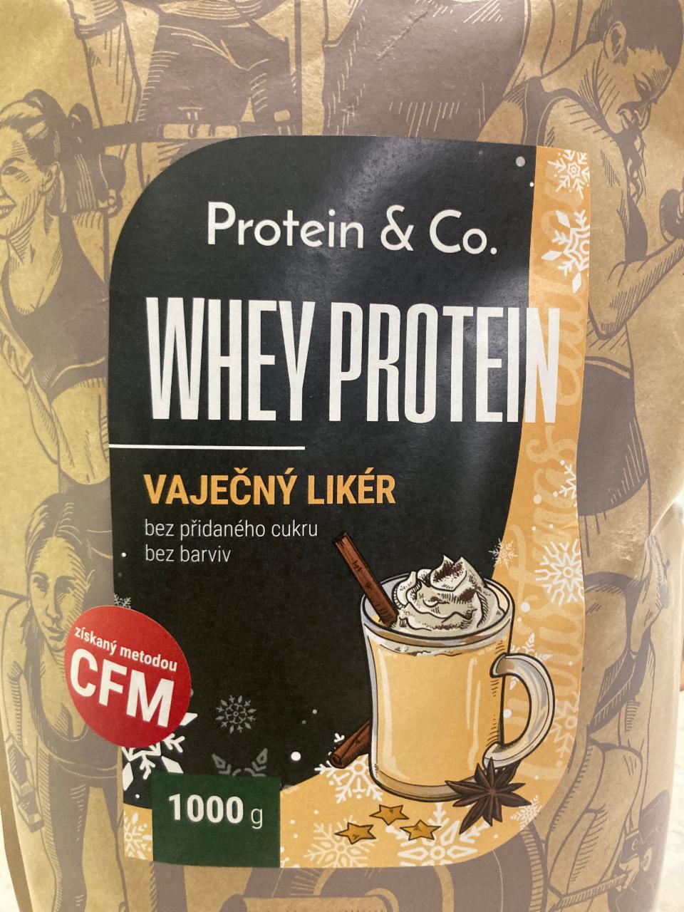 Fotografie - Whey Protein Vaječný likér Protein & Co.