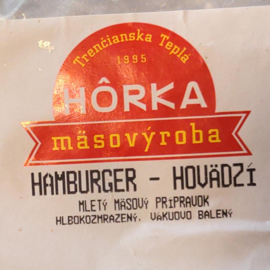 Fotografie - Hamburger - Hovädzí Hôrka