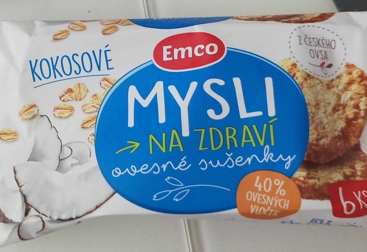 Fotografie - Mysli na zdraví ovesné sušenky kokosové Emco