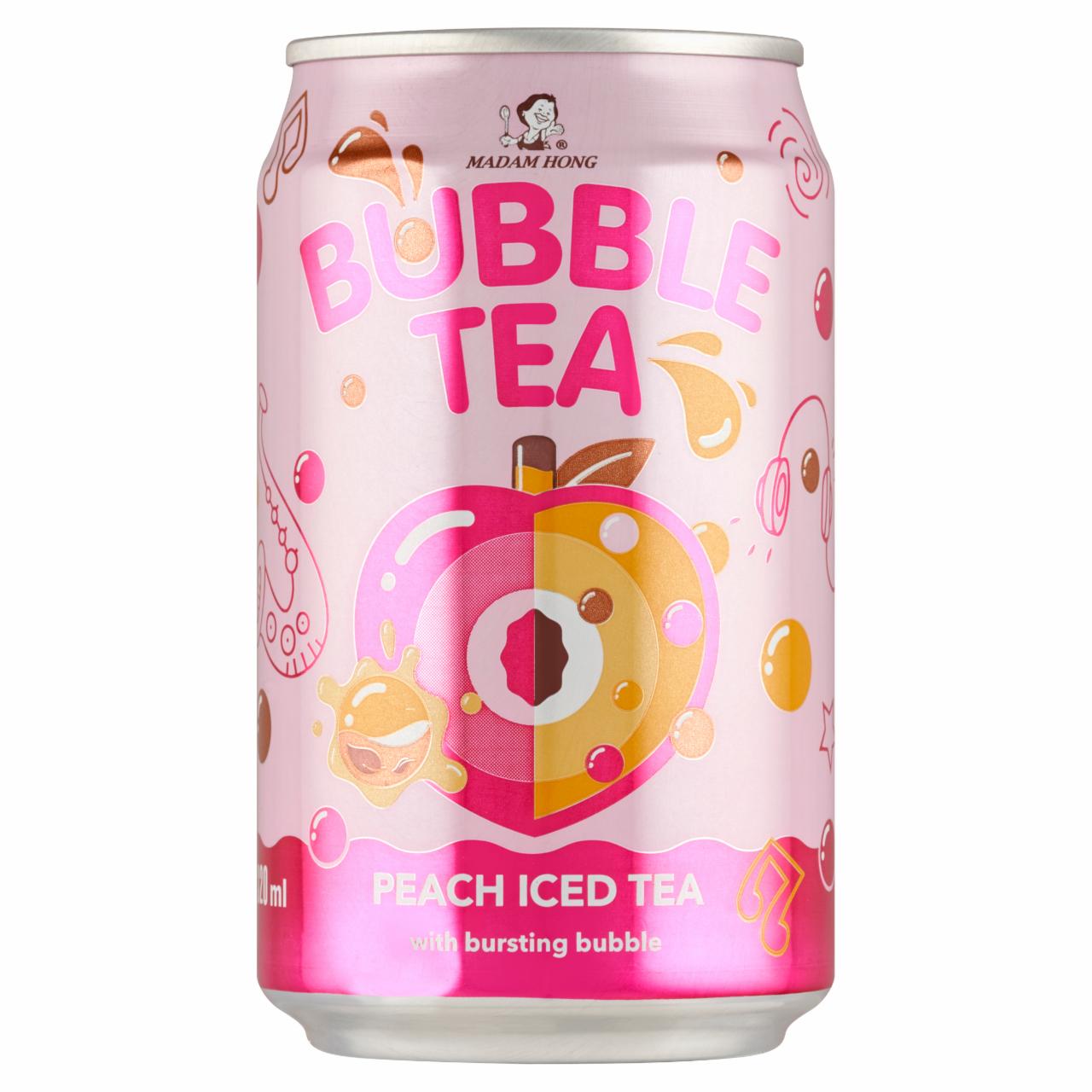 Fotografie - Bubble tea Peached Iced tea Madam Hong