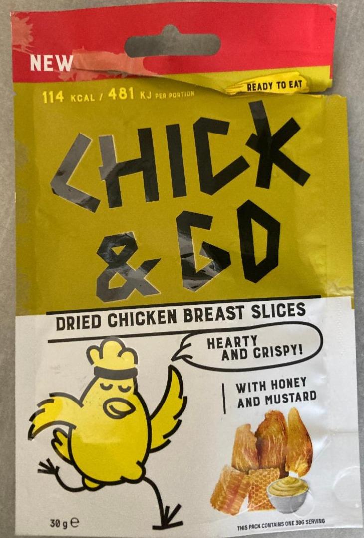 Fotografie - Dried chicken breast slices Chick & Go