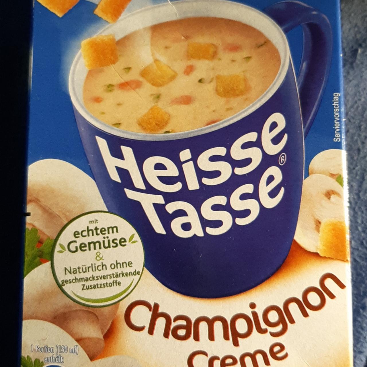 Fotografie - Heisse Tasse Champignon Creme