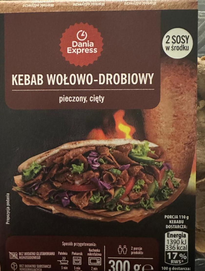 Fotografie - Kebab wołowo-drobiowy Dania Express