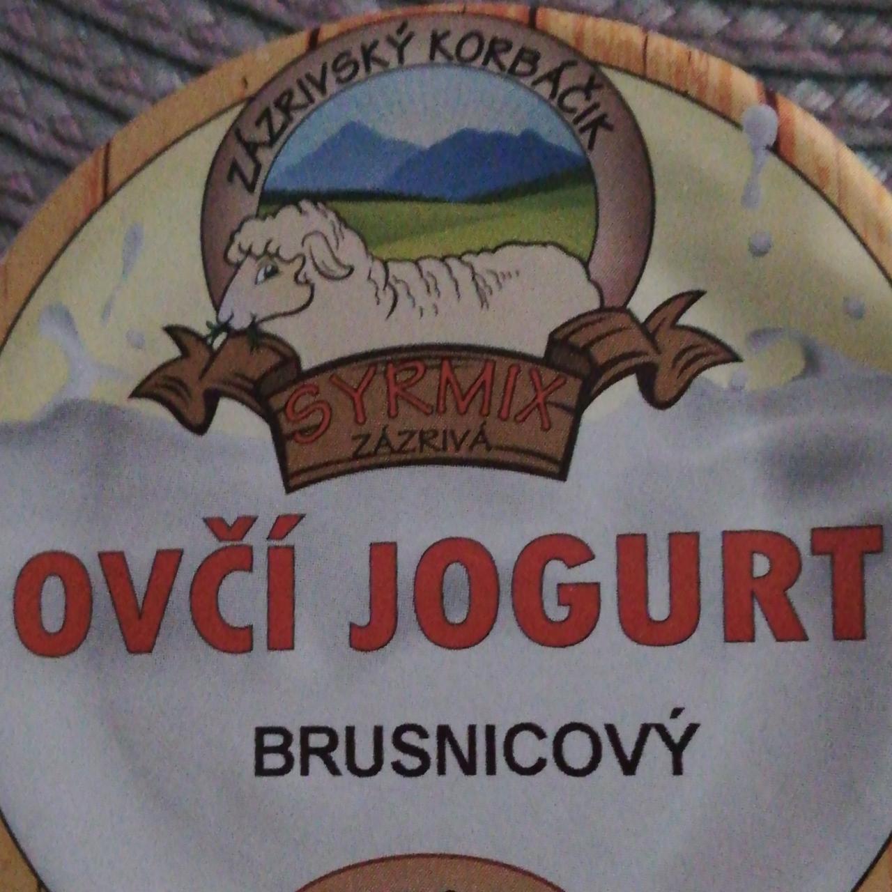 Fotografie - Ovčí jogurt brusnicový Syrmix Zázrivá