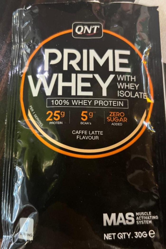 Fotografie - Prime Whey Caffe Latte Flavour QNT