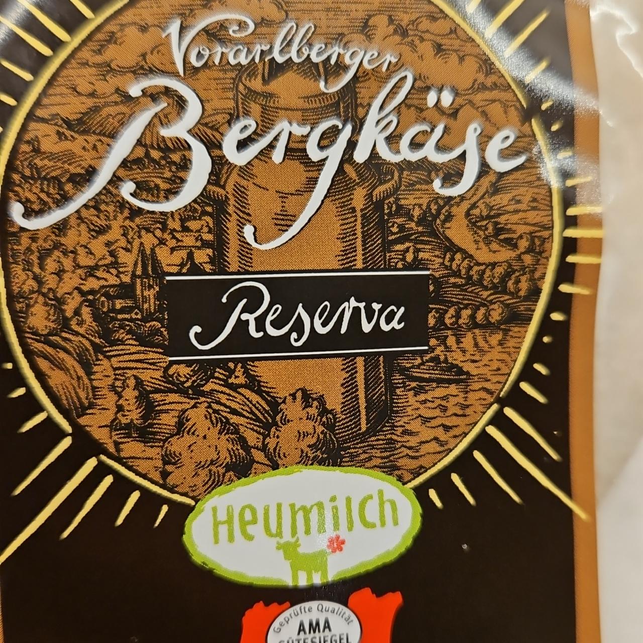 Fotografie - Bergkäse Reserva Vorarlberger