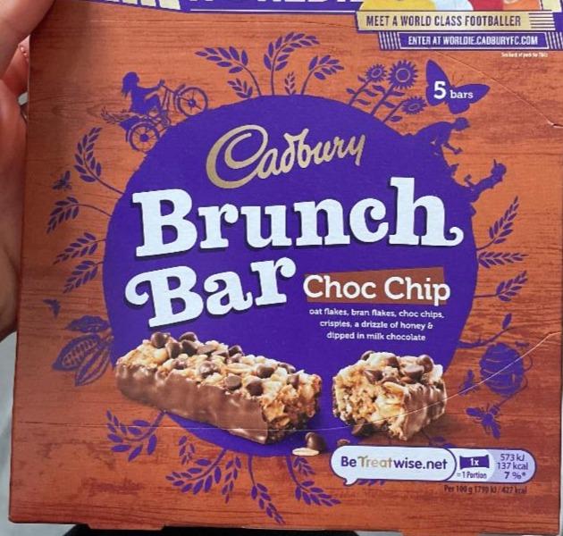 Fotografie - Brunch Bar Choc Chip Cadbury