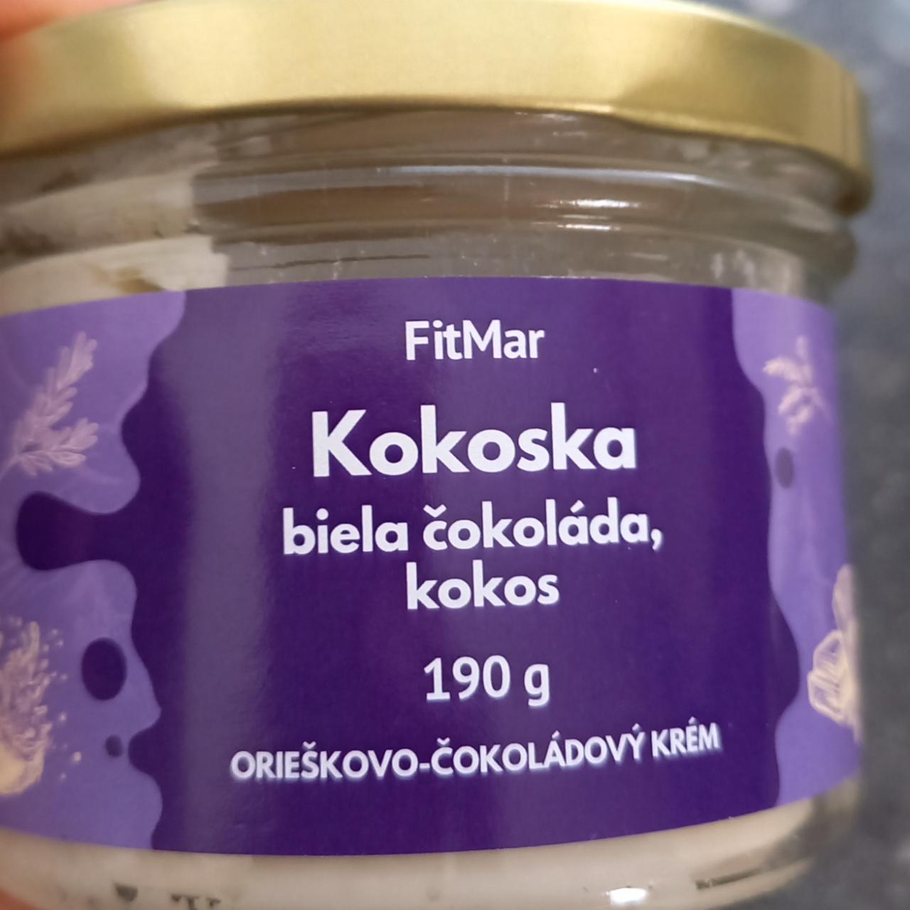 Fotografie - Kokoska biela čokoláda, kokos FitMar