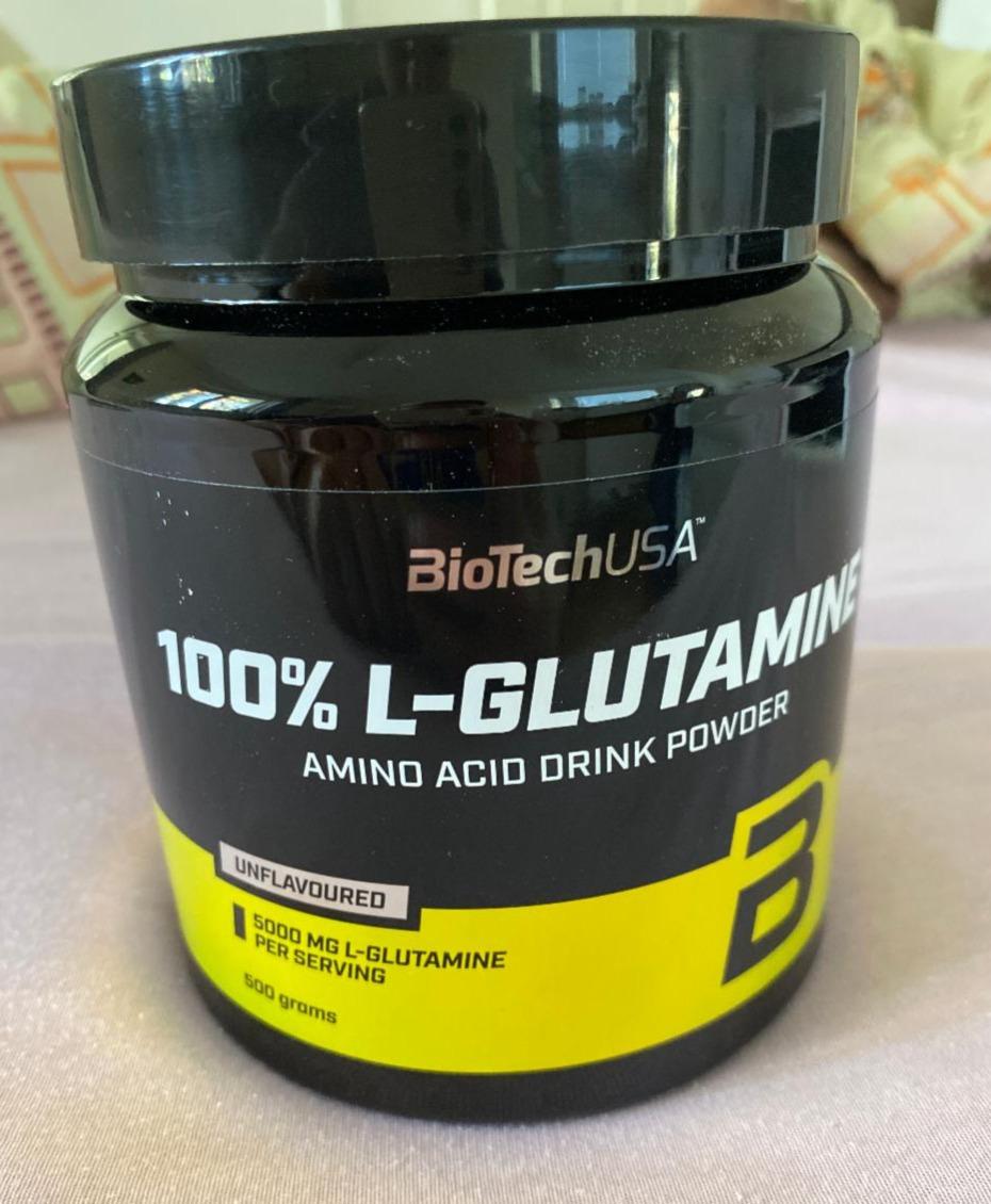 Fotografie - L- glutamine 100% amino acid drink powder BioTechUSA