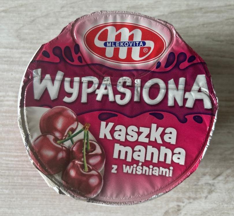 Fotografie - Wypasiona kaszka manna z wiśniami Mlekovita