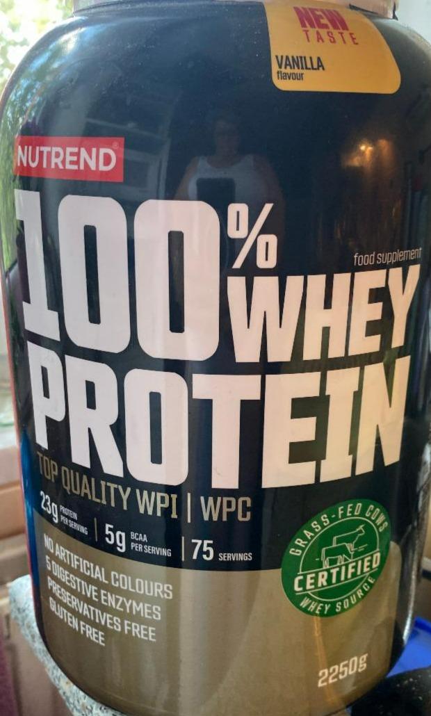 Fotografie - 100% whey protein vanilla Nutrend