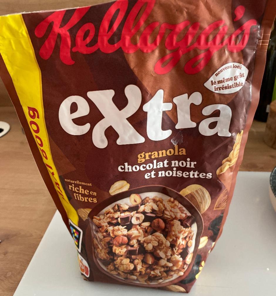 Fotografie - Extra granola chocolat noir et noisettes Kellogg's