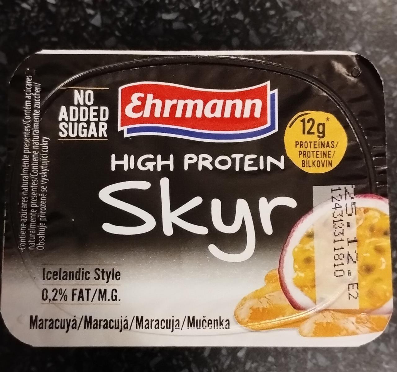 Fotografie - High Protein Skyr Maracuje Ehrmann