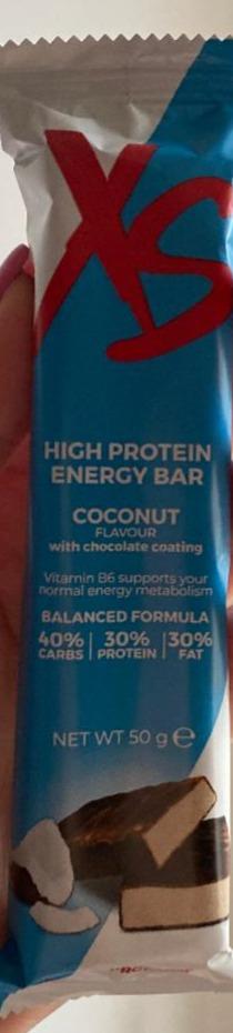 Fotografie - High protein energy bar coconut flavour XS