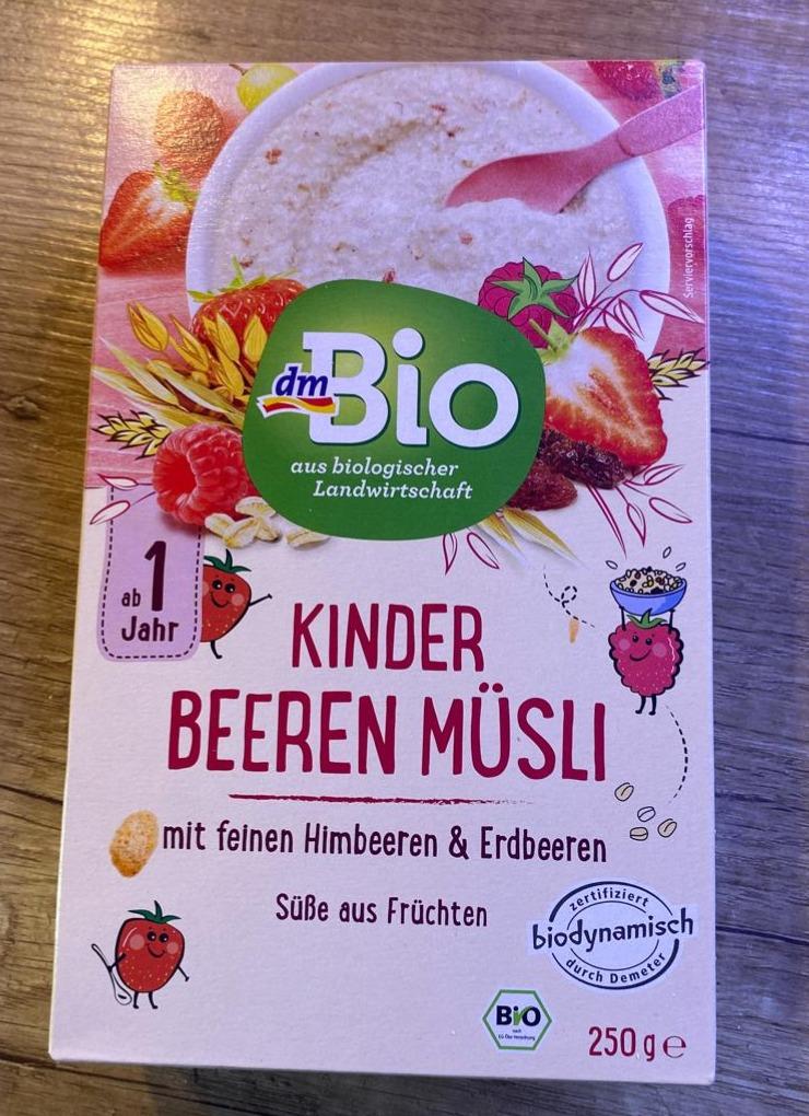 Fotografie - Kinder Beeren Müsli dmBio