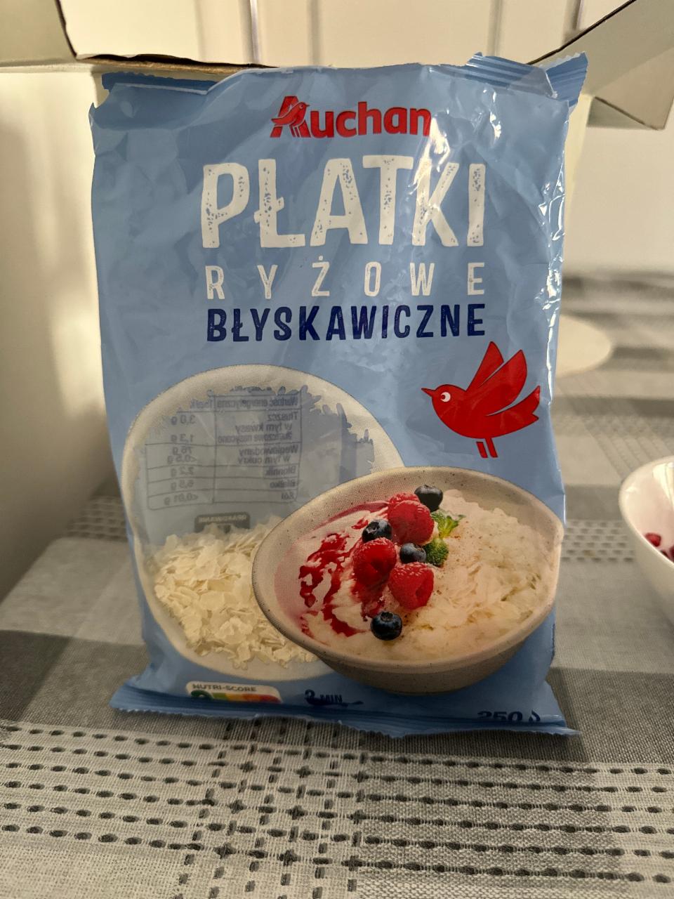 Fotografie - Płatki ryżowe błyskawiczne Auchan