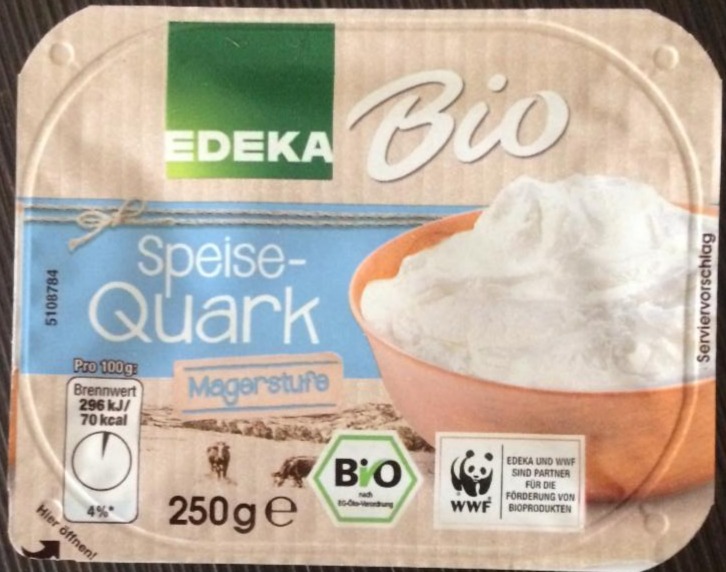 Fotografie - Bio Speisequark Edeka