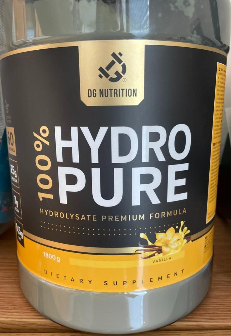 Fotografie - 100% Hydro Pure Vanilla DG Nutrition