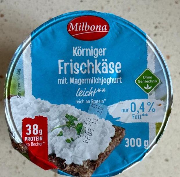 Fotografie - Körniger Frisckäse leicht Milbona