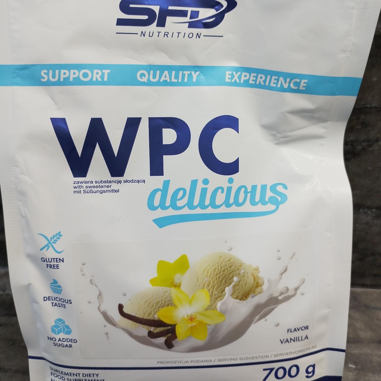 Fotografie - Wpc delicious vanilka flavor SFD Nutrition