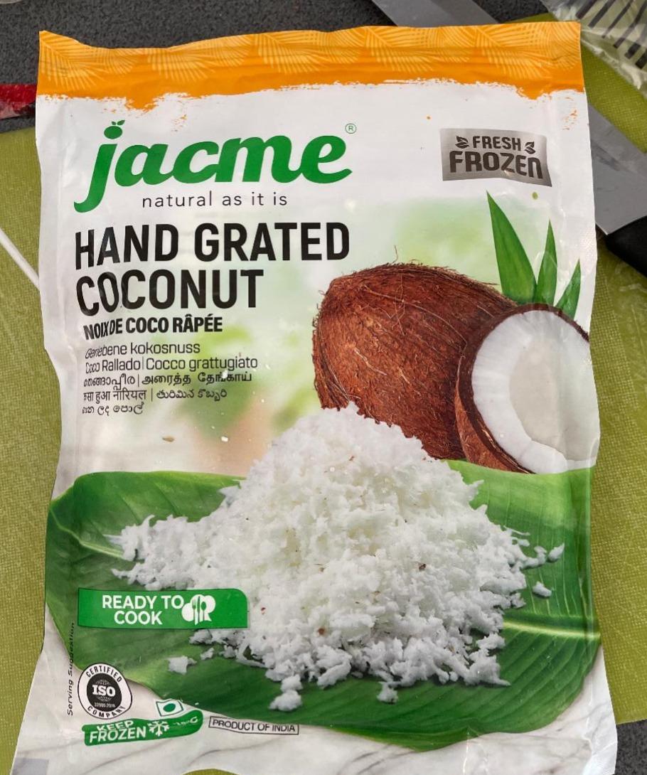 Fotografie - Hand grated coconut jacme