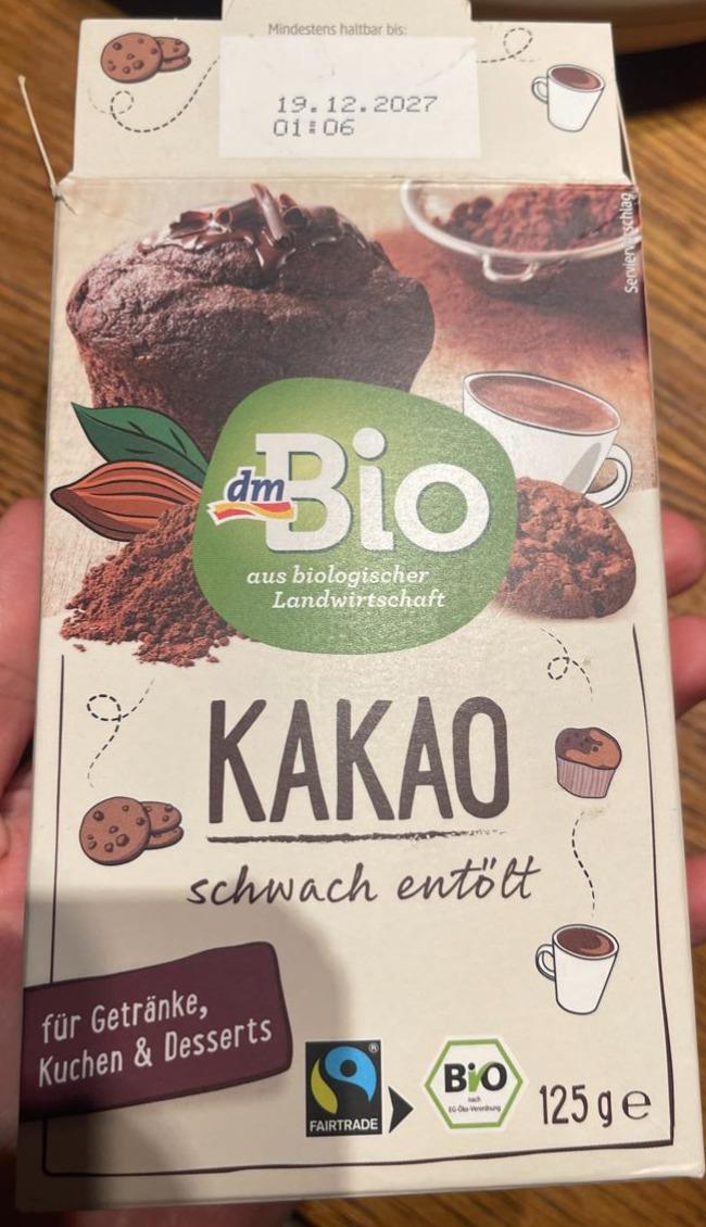 Fotografie - kakao schwach entölt dmBio