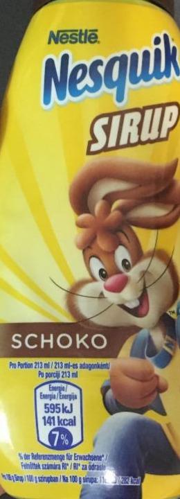 Fotografie - nesquik sirup schoko