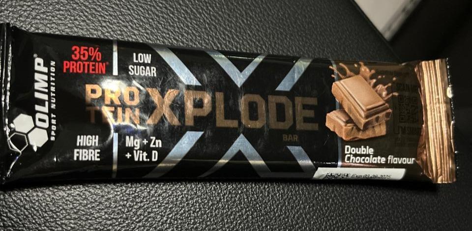 Fotografie - Protein Xplode Bar Double Chocolate flavour Olimp