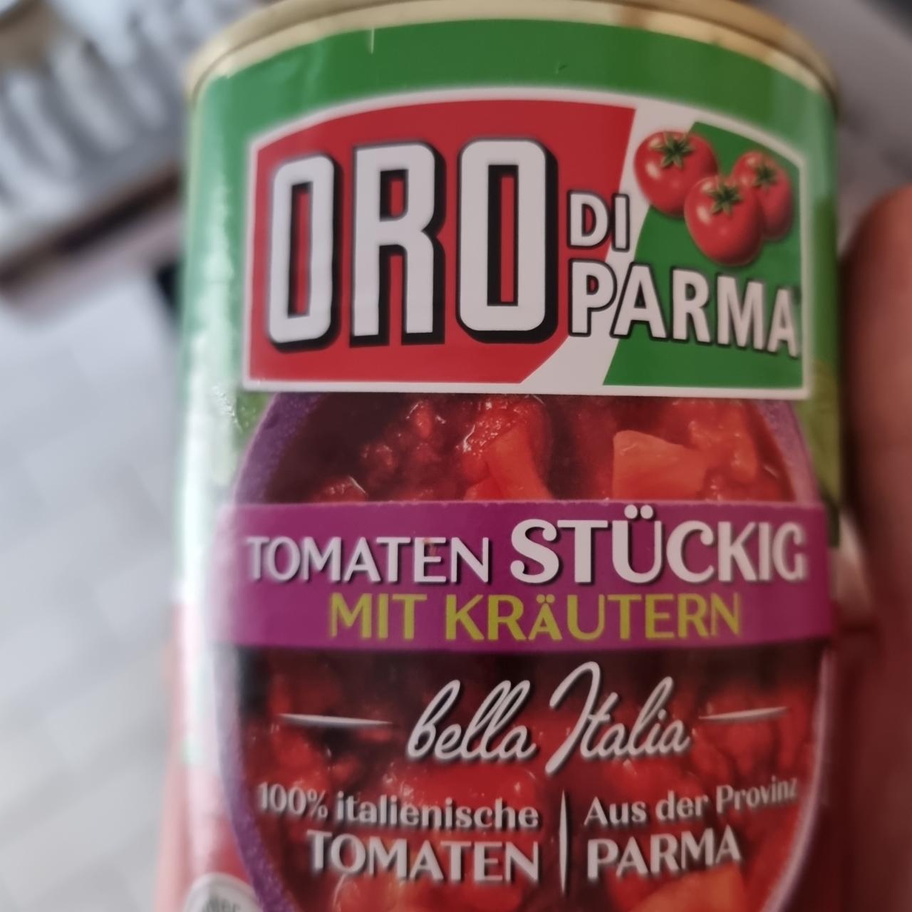 Fotografie - Orol di parma Tomaten Stücking mit kräutern