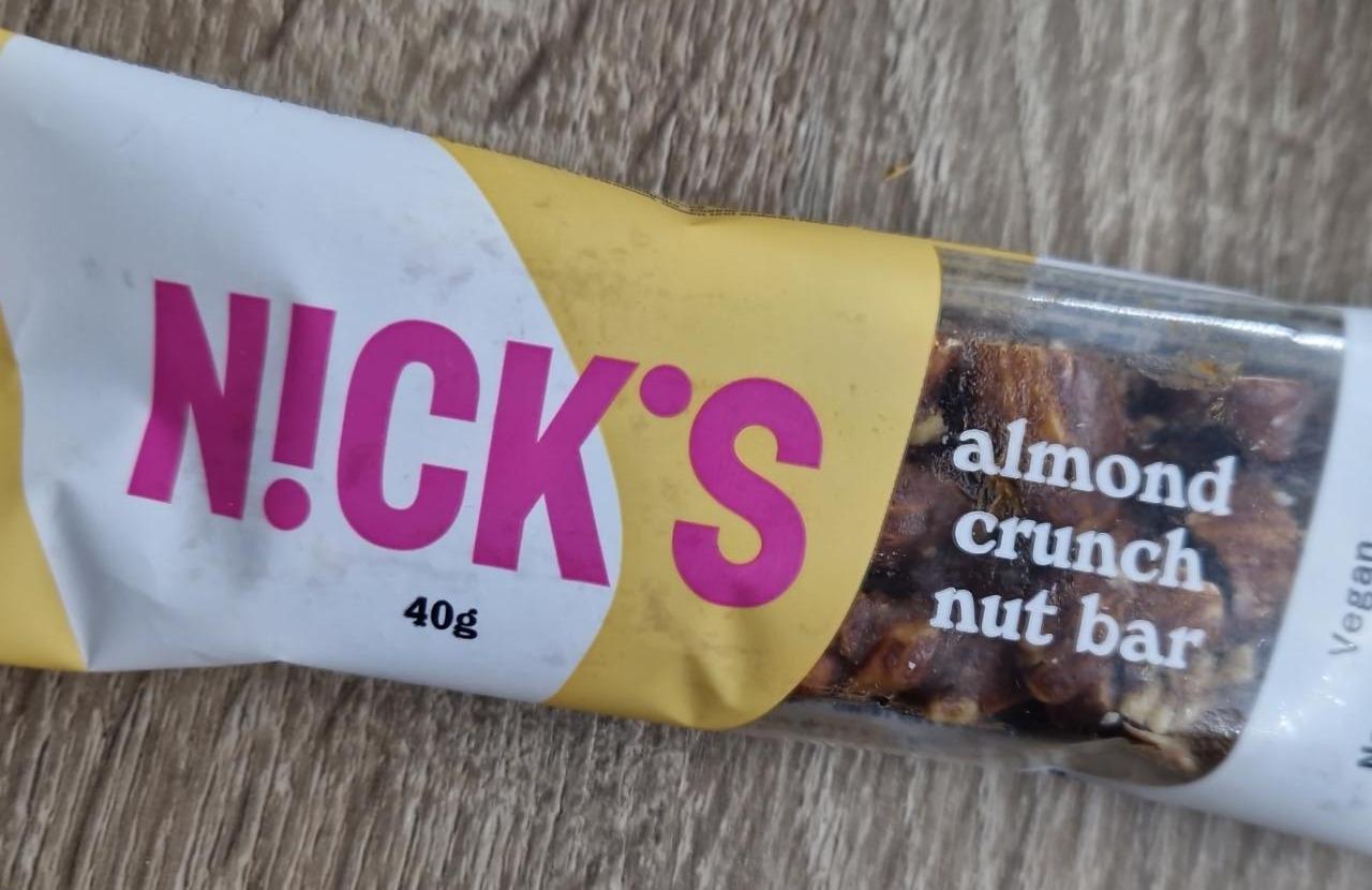 Fotografie - Almond crunch nut bar N!ck's