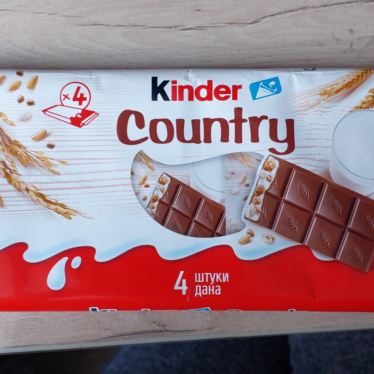 Fotografie - Kinder Country čokoládová tyčinka