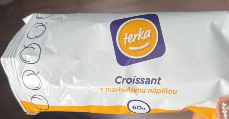 Fotografie - Croissant s marhuľovou náplňou terka