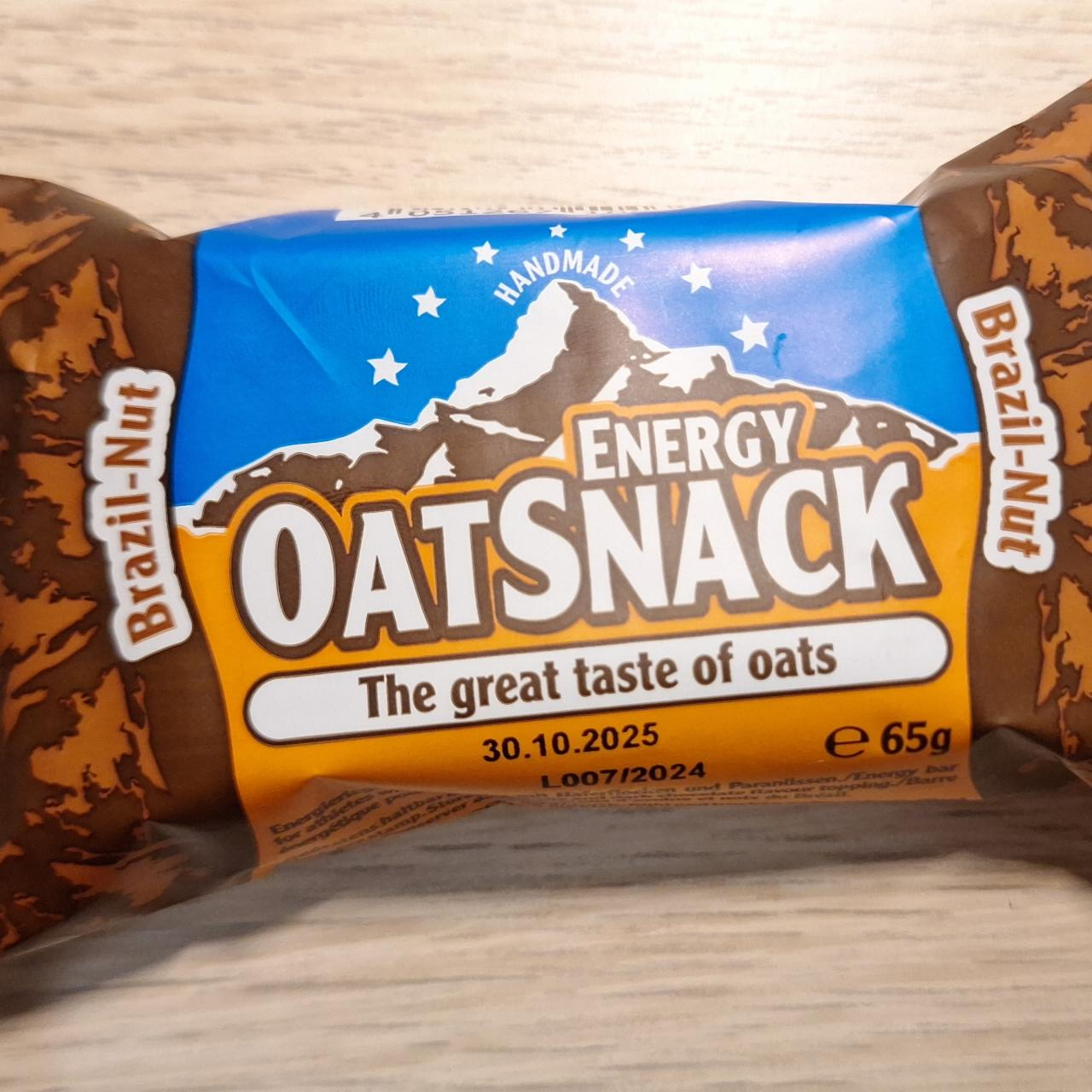 Fotografie - Energy OatSnack Brazil-Nut