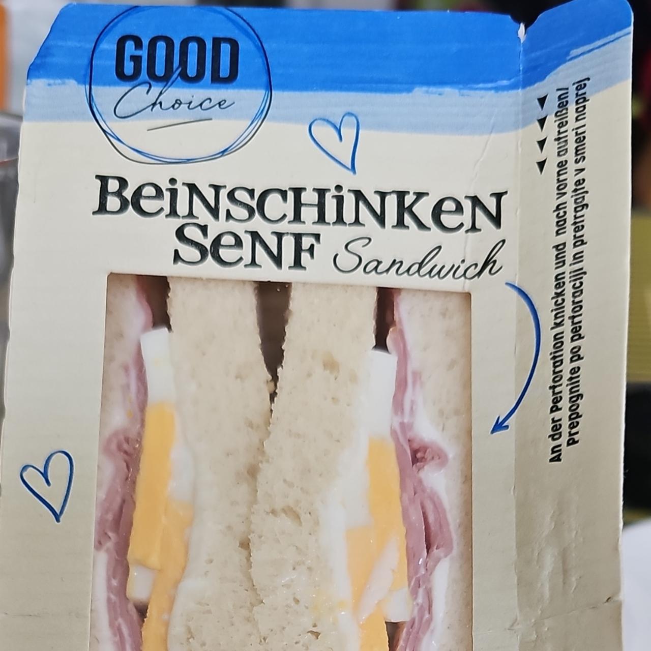 Fotografie - Beinschinken Senf Sandwich Good Choice