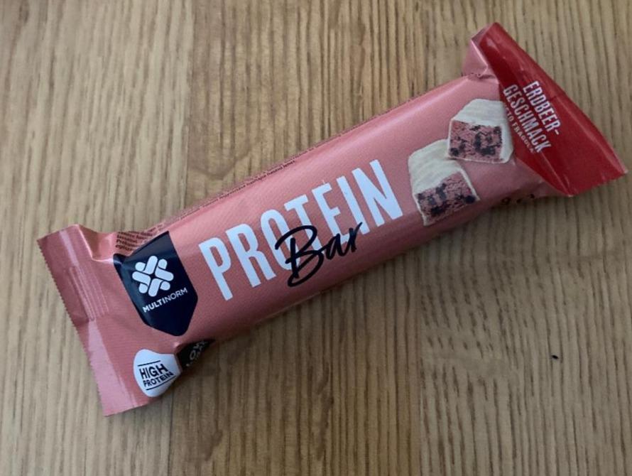 Fotografie - Protein Bar Erdbeer-Geschmack Multinorm