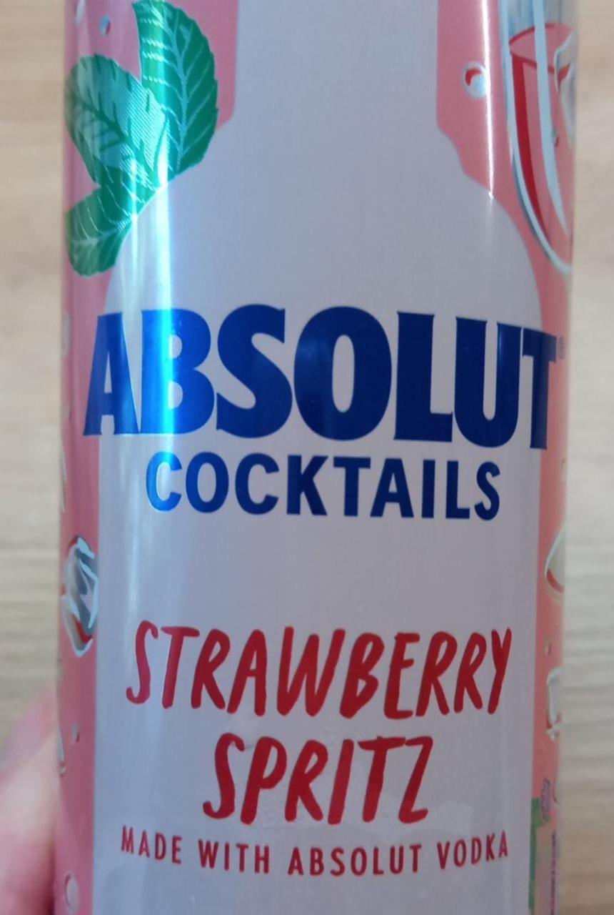 Fotografie - Strawberry Spritz Absolut Cocktails