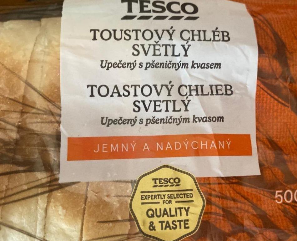 Fotografie - Toastový chlieb svetlý Tesco