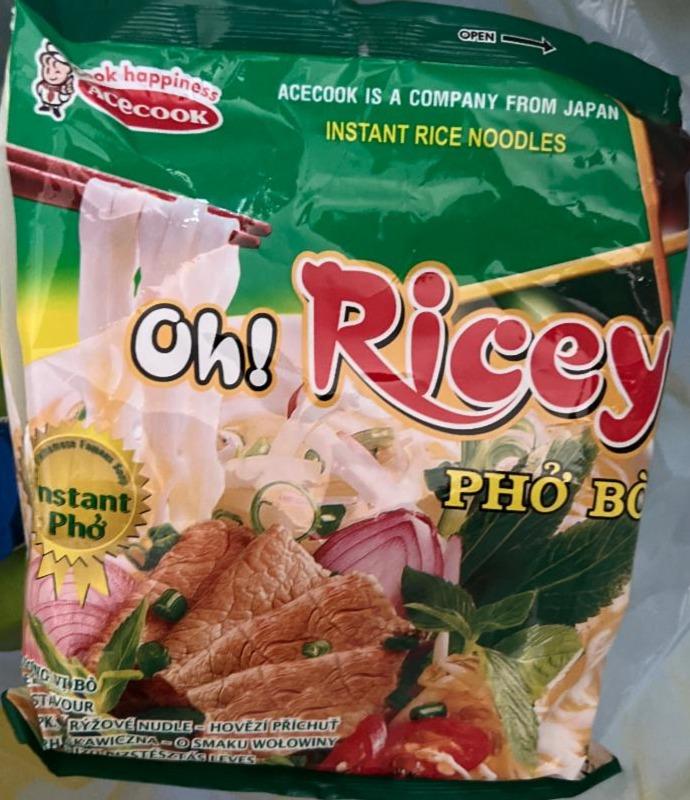 Fotografie - Oh! Ricey Beef Flavoured Instant Rice Noodles