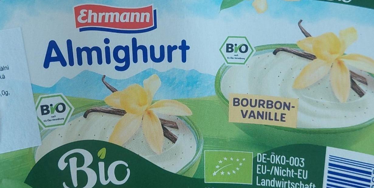 Fotografie - Almighurt bio bourbon vanille Ehrmann