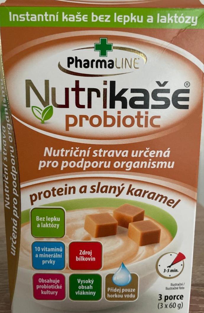 Fotografie - Nutrikaše probiotic protein a slaný karamel PharmaLINE