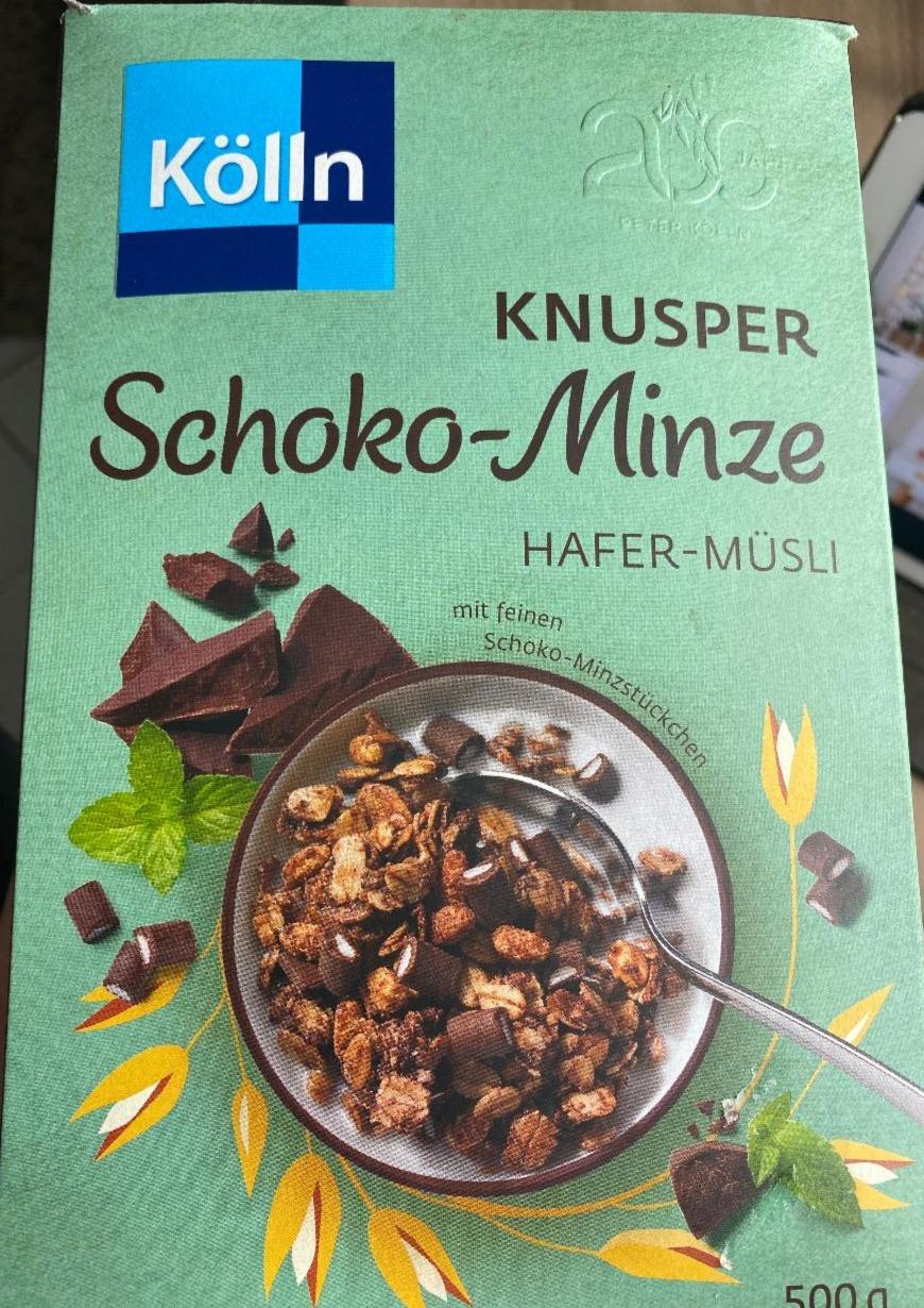 Fotografie - Knusper Schoko-Minze Hafer-Müsli Kölln