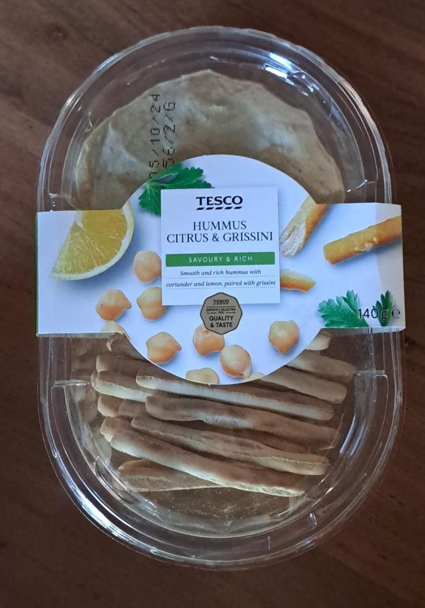 Fotografie - Hummus Citrus & Grissini Tesco