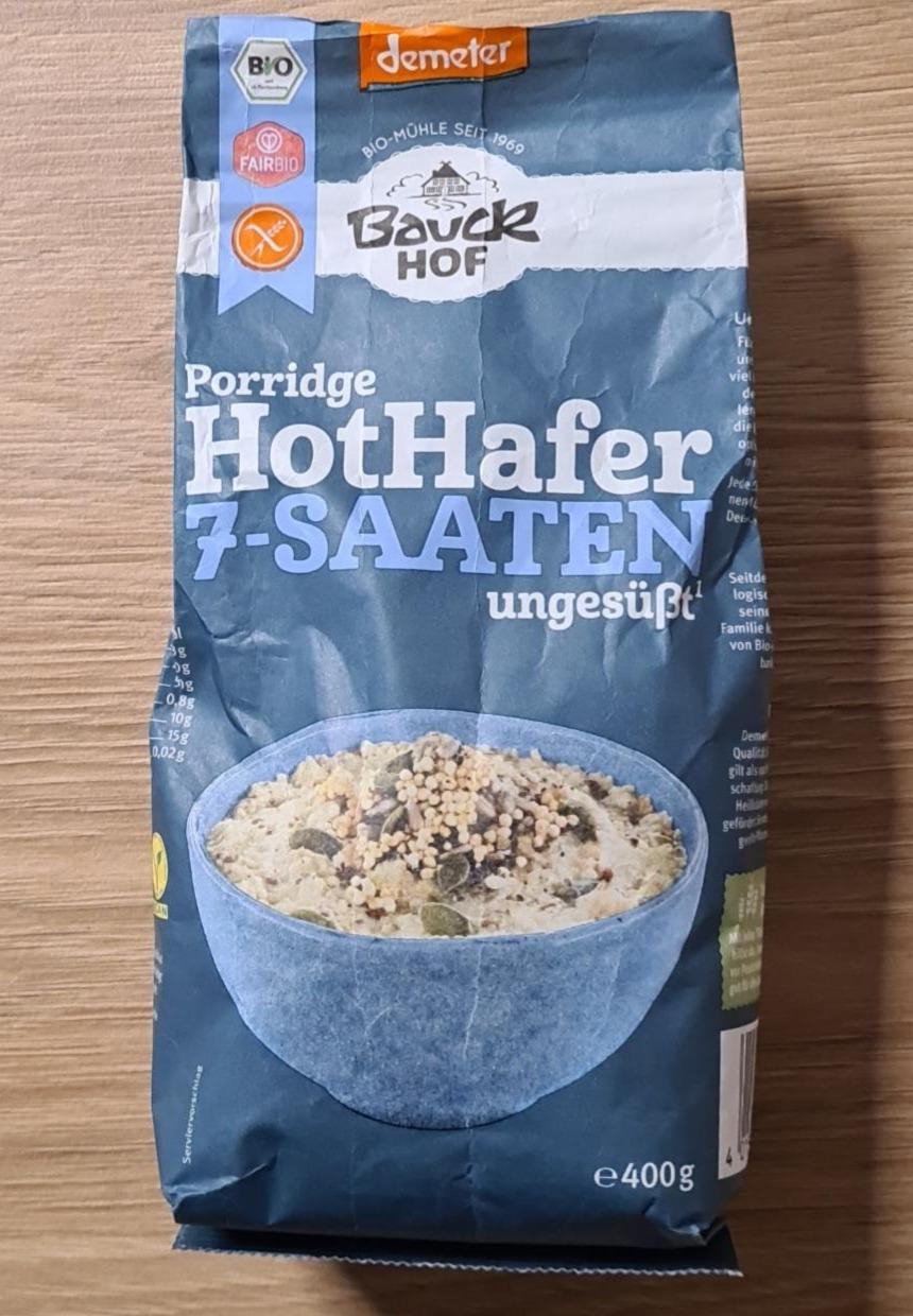 Fotografie - Porridge HotHafer 7-Saaten Bauck Hof