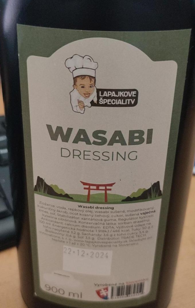 Fotografie - Wasabi Dressing Lapajkove špeciality