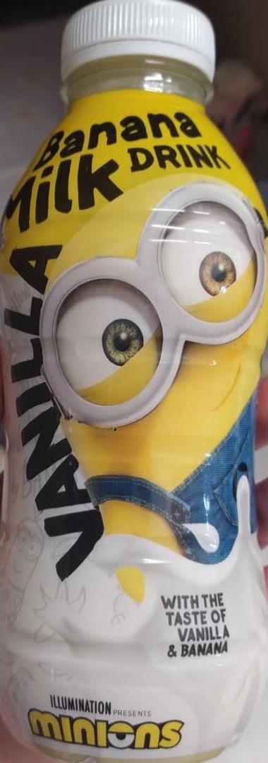 Fotografie - Banana milk drink vanilla (mléčný nápoj s banánovou a vanilkovou příchutí) Minions