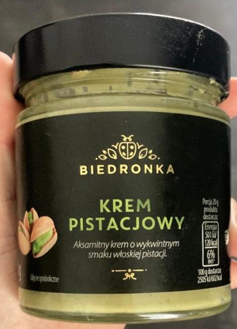 Fotografie - Krem Pistacjowy Biedronka