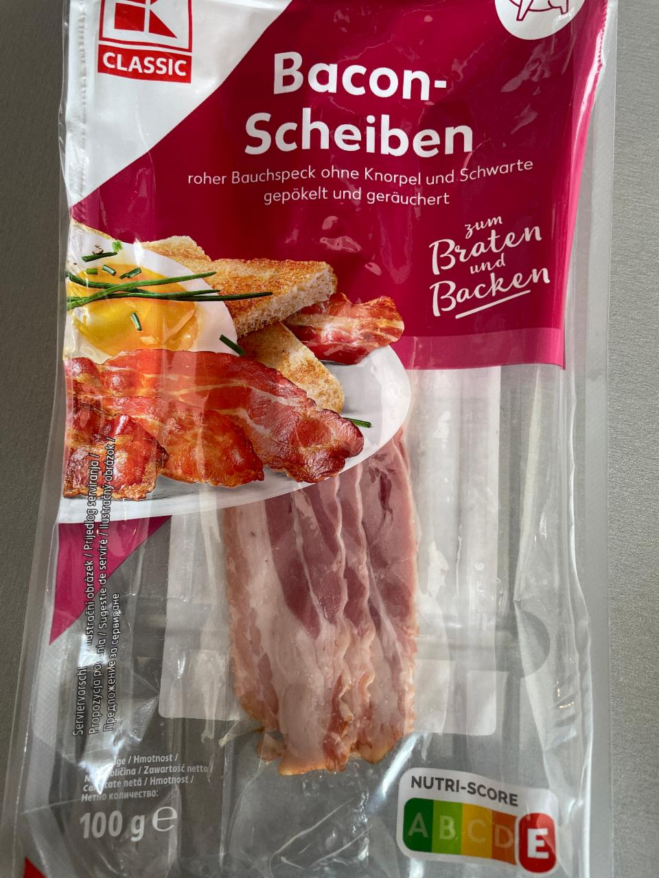 Fotografie - Bacon-Scheiben K-Classic